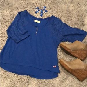 Hollister Royal Blue Shirt